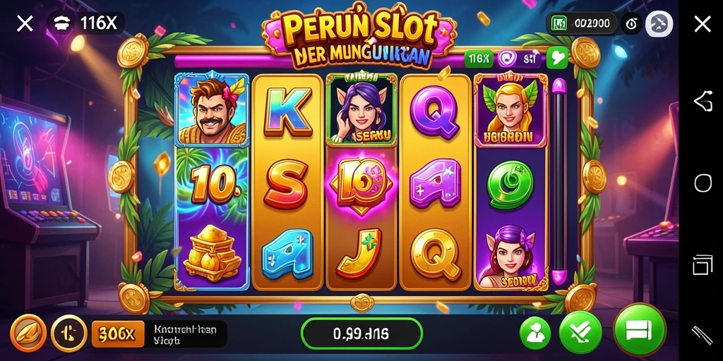 Tampilan gameplay seru Slot 116X dengan fitur menarik.