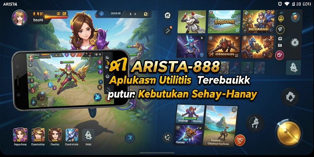 Tampilan antarmuka sederhana dan fungsional dari ARISTA88.