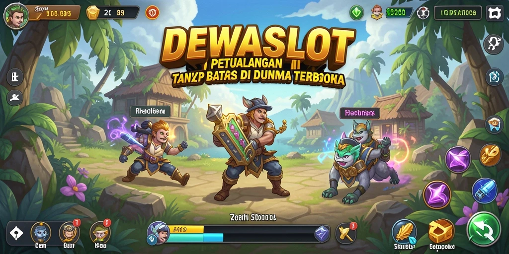 Gameplay DEWASLOT yang menarik di dunia terbuka.