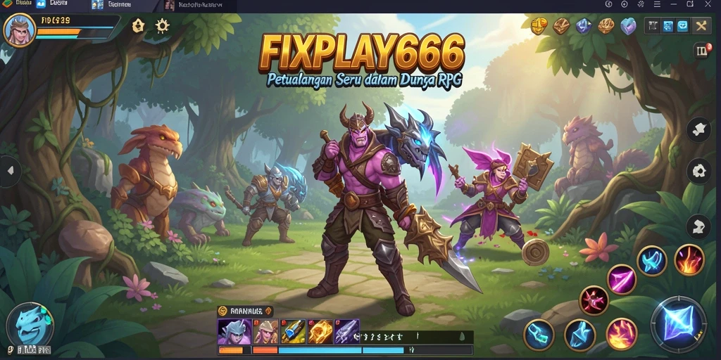 Tangkapan layar dari gameplay FIXPLAY666 yang menunjukkan momen pertempuran seru.