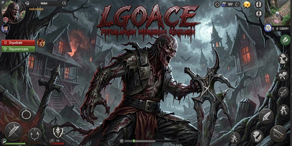 Tampilan gameplay mengerikan dalam <strong>LGOACE</strong>, mengajak pemain merasakan ketegangan yang mendalam.