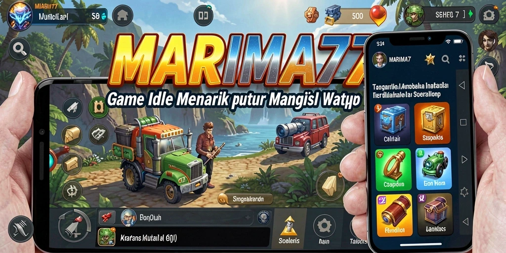 Tampilan gameplay seru dan interaktif di MARIMA77.