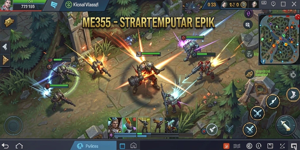 Tampilan dinamis dari pertempuran strategis di ME355.