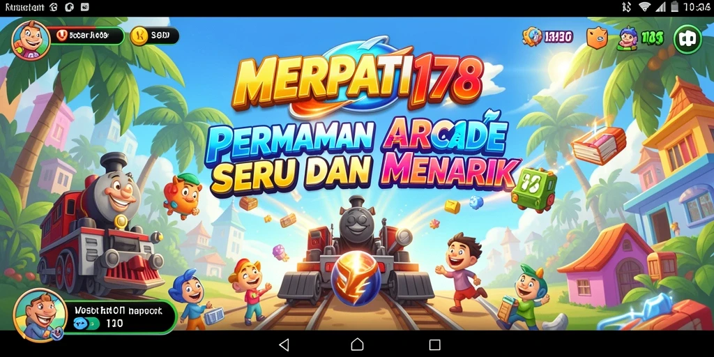 Tampilan seru gameplay Arcade di MERPATI178.