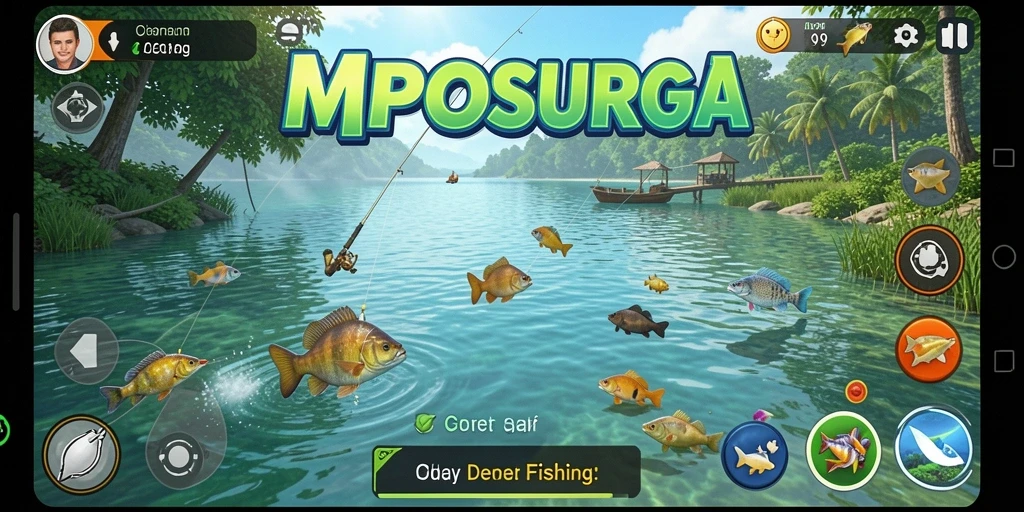 Tangkapan ikan seru di MPOSURGA saat memancing.