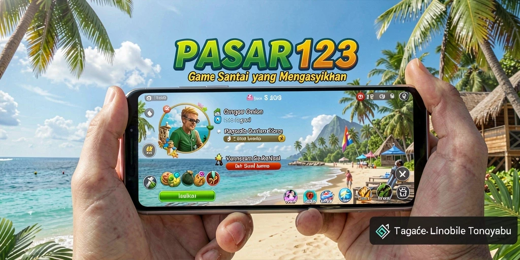 Tampilan gameplay PASAR123 yang ceria dan mengasyikkan.