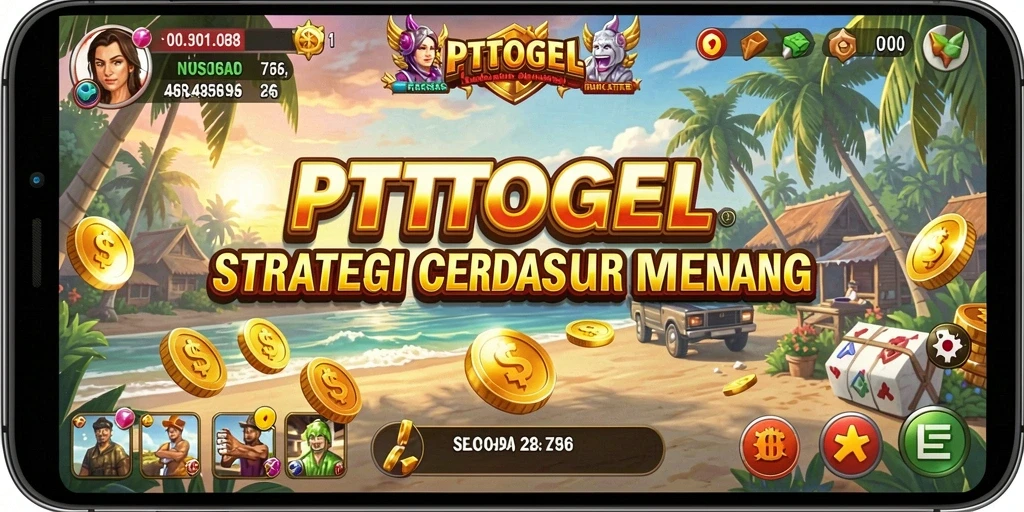 Tampilan screenshot PTTOGEL yang menunjukkan aksi strategi mendebarkan.