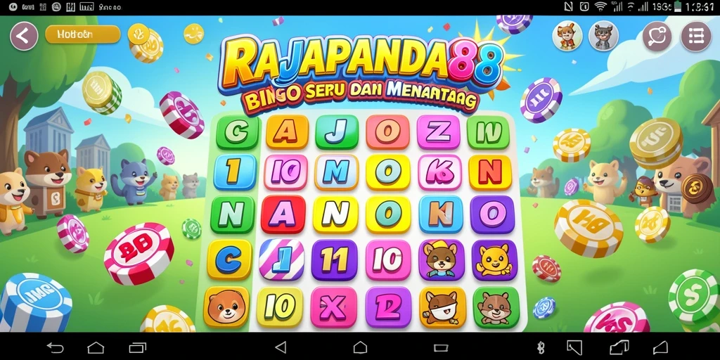 Screenshot gameplay RAJAPANDA88 yang seru dan interaktif.