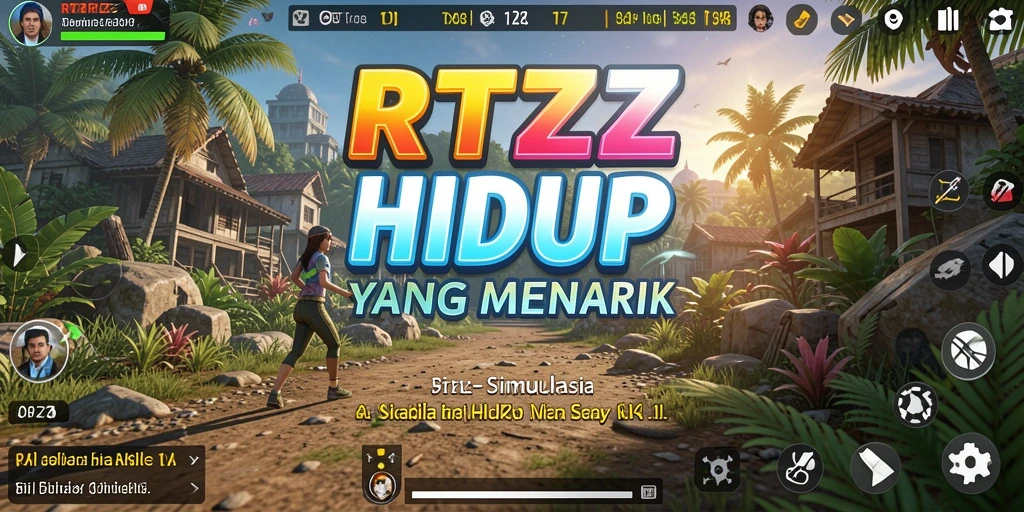 Gameplay menarik dari RTZZ dengan simulasi kehidupan yang mendalam.