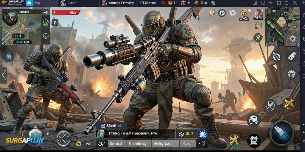 Tampilan gameplay SURGAPLAY yang menarik dan strategis.