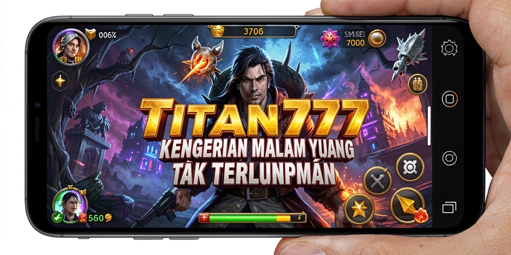 Gameplay seram di TITAN777 yang menampilkan momen menegangkan.
